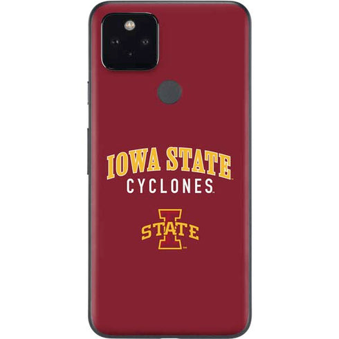Iowa State University Collegiate Text Google Pixel 5a Skin